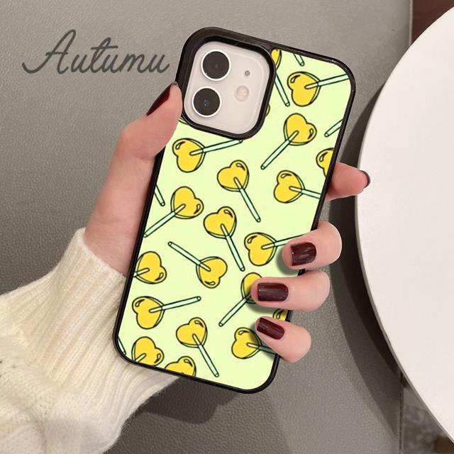 Lollipop Phone Case for iPhone 11 12 13 14 Pro Max Mini X XR XS SE 2020 5 6S 7 8 Plus Samsung Galaxy S21 S22 Cover Shell