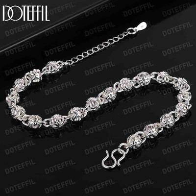 925 Sterling Silber Wasserhahn Kette Armband Modischer Hochzeitsschmuck