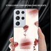 Flower Cute Glass Case For Samsung Galaxy S22 S20 FE S21 Plus Phone Cover S10 5G S9 Note 20 Ultra 10 Lite Shell