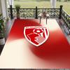 Soft Floor Carpet Bournemouth Football Pattern Area Rug Decorative Mat For Home Room Decoration