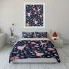 Dancers And Floral Decorative Background Bedding Set 1 Duvet Cover 2 Pillowcases For Adult And Children Luxury Gift Full Size