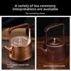 Handmade Vintage Thickening Copper Pot Pure Copper Teapot Lifting Handle Teapot Boiling Water Copper Pot