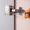 4/6pcs Cabinet hinge repair board, fixed board bracket kit, hinge repair installation board, with cabinet furniture holes