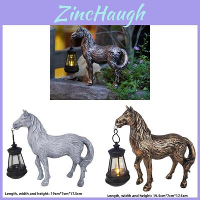 Sun Energy Resin Horse Garden Yard Decor Outdoor Landscape Gift For Gardeners