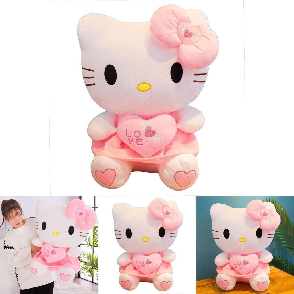 Adorable Hello Kitty Kawaii Toy Lovely Filled Pillow Soft Plush Doll Perfect Children Gift
