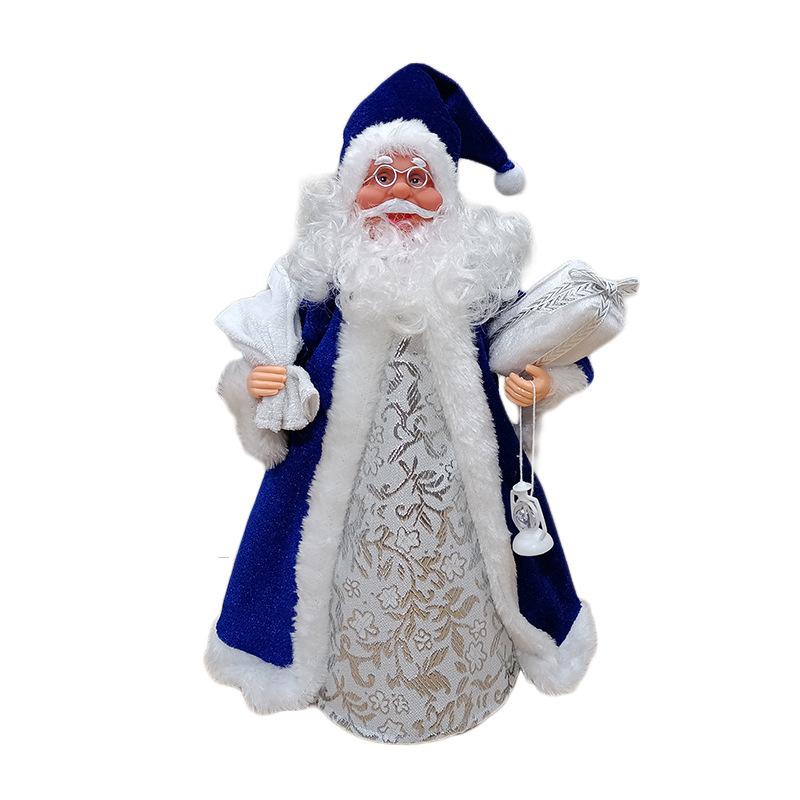 Christmas Santa Doll Decoration Multipurpose Party Favors Gifts Standing Figurines Sculptures for Bedroom Indoor Holiday Coffee Table Decoration