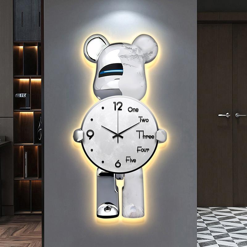 Wall Violentbear Clock Creativity Timepiece Living Decoration Room