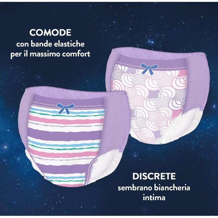Huggies DryNites Bedwetting Pants for Girls 8-15 Years 57-99 lbs Jumbo Pack of 13 Gray