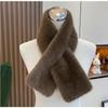Faux Fur Plush Neck Warmer Thick Warm Ear Protection Fashion Neck Wrap  Women