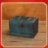 Organizer Wooden Vintage Box With Latch For Desktop Storage Decoration Gift
