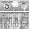 In-Stock 3D Eva Transparent Shower Curtain Liner - Waterproof & Thickened with Rings