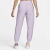 Nike Solid Color Large Logo Elastic Waist Cuffed Sports Pants Women bottoms Purple DM6184-530