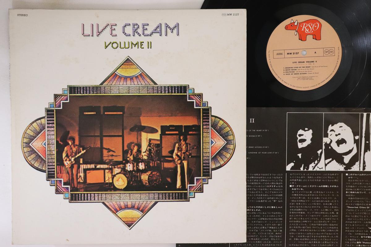 

LP Record CREAM - Live Cream Volume 2 MW2127 RSO 1975 Japan Rock Used