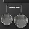 Multifuntional 304Stainless Steel Colander Frying Basket High Efficiency for Efficient Straining and Draining in Kitchen