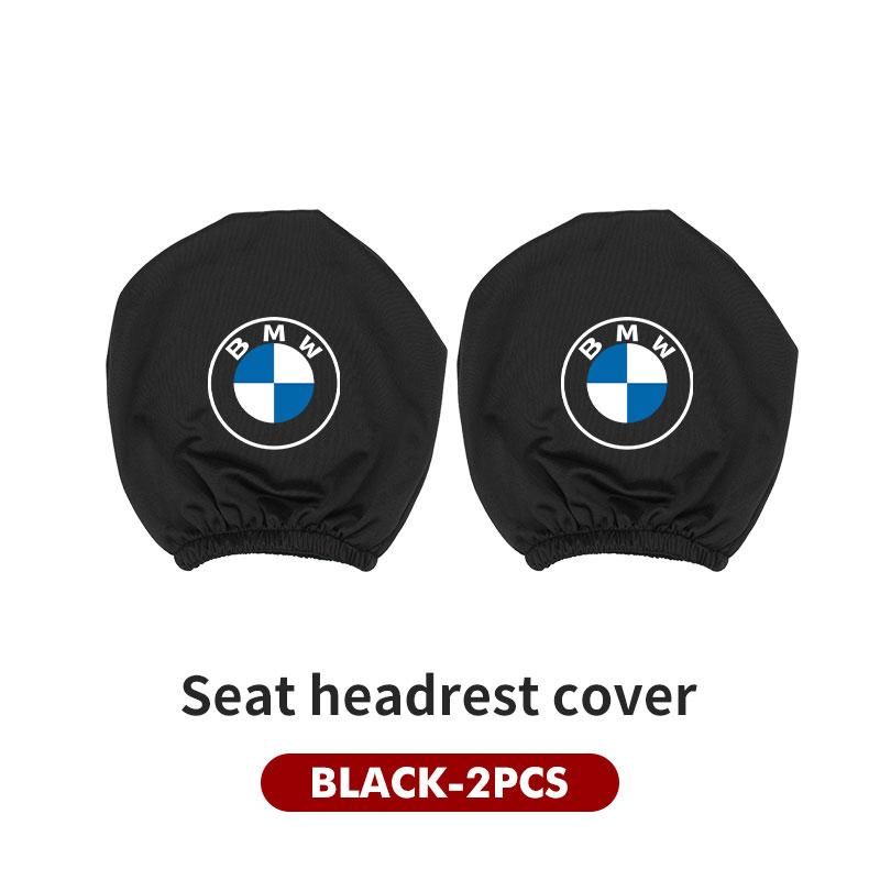QAED6 For BMW Car Seat Headrest Pillow Cover Dust Dirty-proof Protective Cover Accessories E46 E90 E60 F10 E39 F30 E36 E87 E90 E30 E53