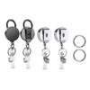 Professional Double Retractable Badge Reels with All Metal Construction Extended Reach Tool Organizers Daily Use