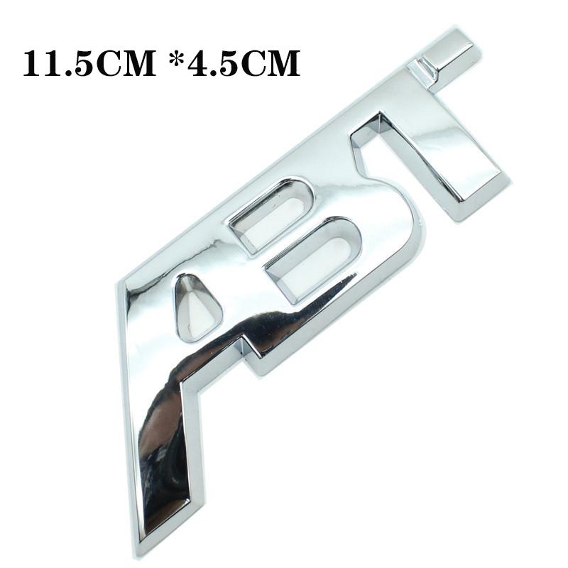 2026 3D Metal ABT Logo Car Front Grille Emblem Badge Stickers Decals For Audi A4 A6 A5 A7 A1 SQ5 TT RS6 RS3 Q7 Q5 Q8 A3 VW Golf 7 Q3