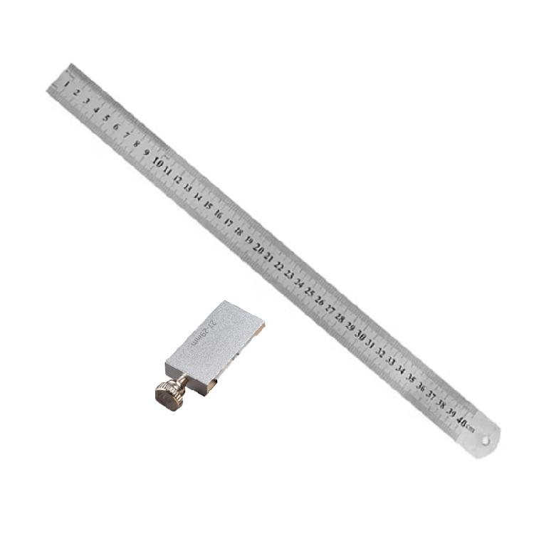 15/20/30/40cm Metal Measuring Marking Gauge with Slide Stop Carpentry Square Woodworking Tool Carpenter Scribing Ruler