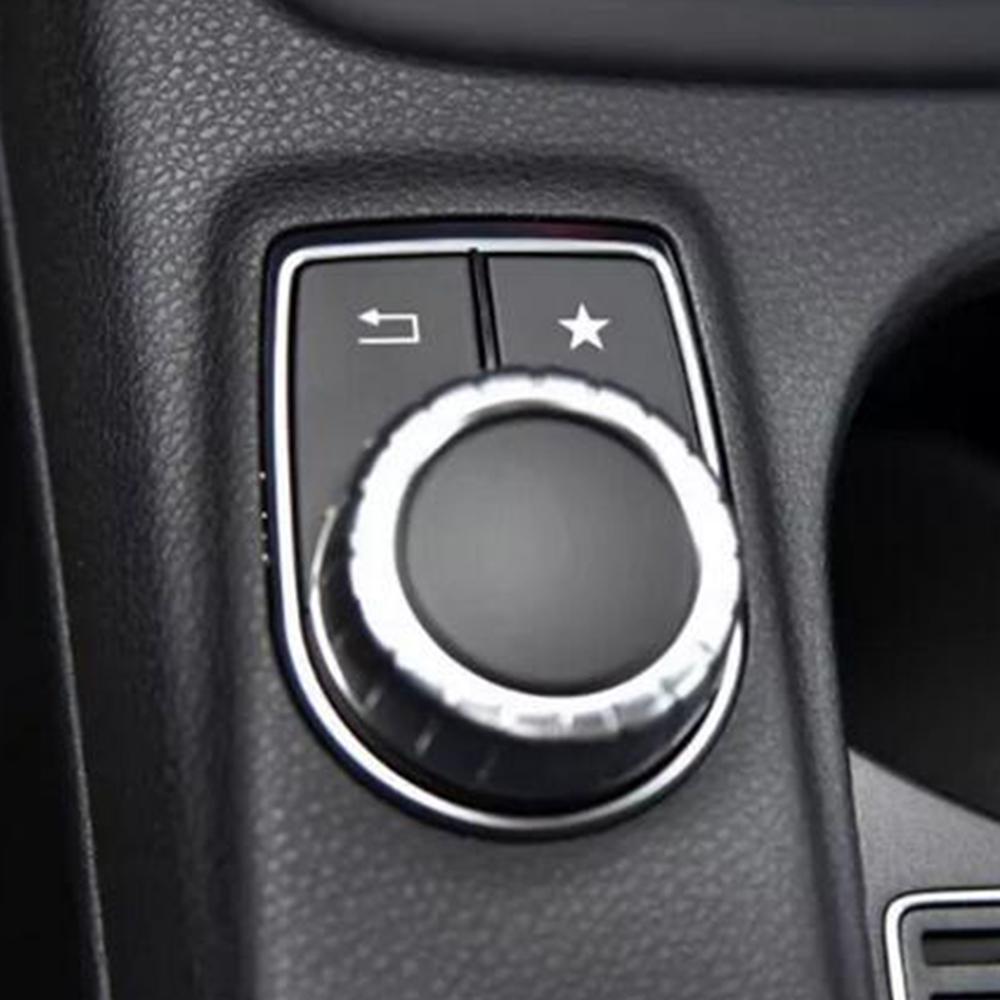 1 Set Multimedia Switch Cover Trims For Mercedes Benz