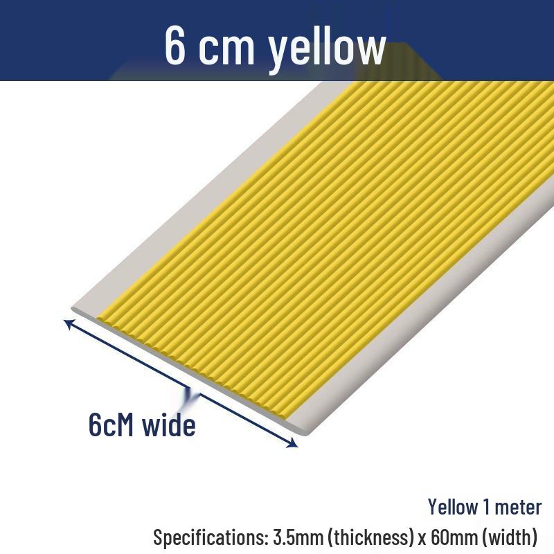 Samoprzylepna listwa krawędziowa ze antypoślizgowego PVC na stopnie schodów dla przedszkoli