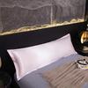 2pcs Summer Ice Silk Waterproof Long Pillowcase Couple Long Pillow Cover Inner Pillow Case The pillow core is only displayed