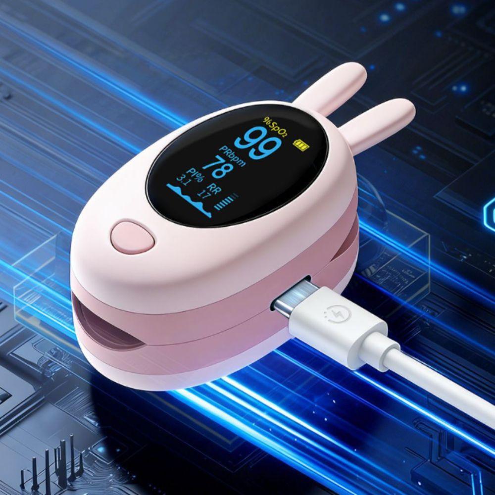 Rechargeable Pulse Oximeter Clip-Type Design Finger-Clip Oximeter Health Tracking