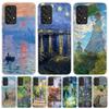 Claude Monet Garden Lotus Bridge Case Phone Cover for Samsung Galaxy A16 A15 A14 A13 A56 A55 A54 A53 A36 A35 A34 A33 A26 A25 A24