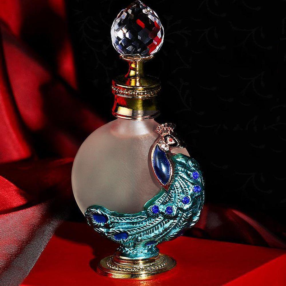 Gifts Metal Crystal Refillable Bottle Oils Dropper Bottle Perfume Bottle Empty Cosmetics Container