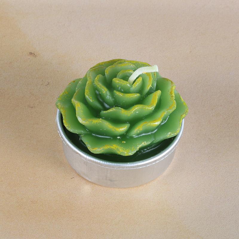 New simulation succulent plant candles, rose candles, 44 product combinations, and special-shaped paraffin candles