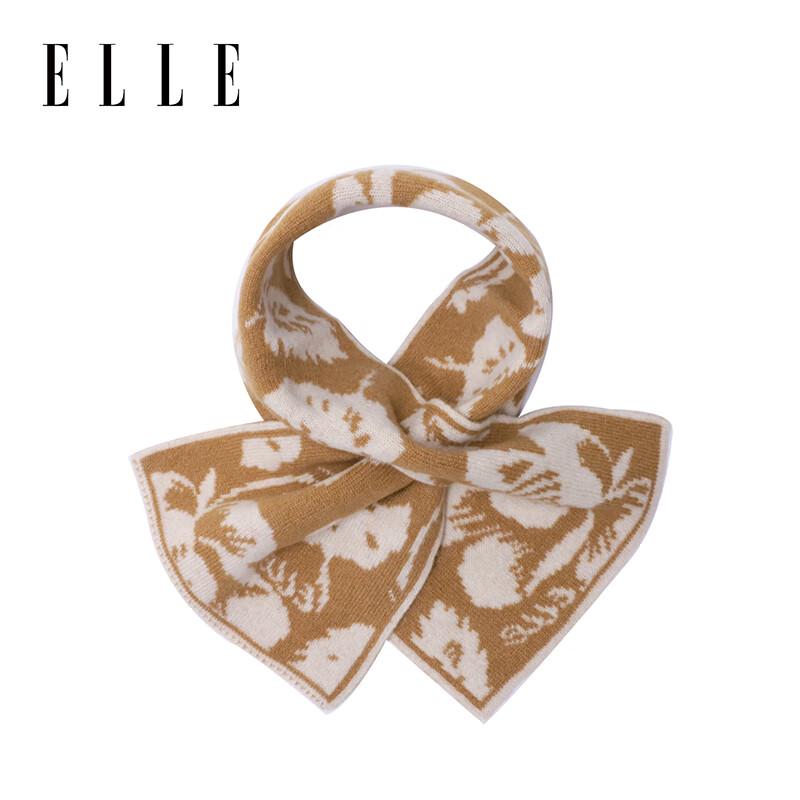 ELLE Women's 100% Lambswool Knitted Scarf