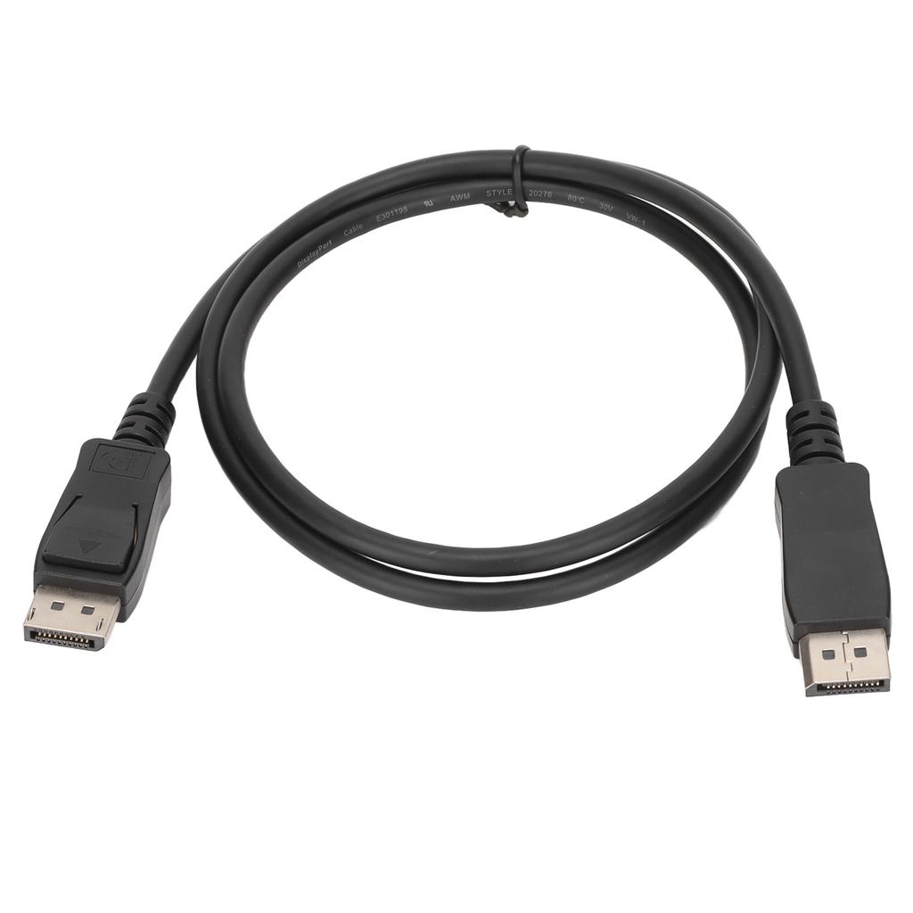 DP Male to DP Male Cable High Speed 32AWG 4K 60Hz HD DisplayPort Cable with Dust Cover1.5m  4.9ft