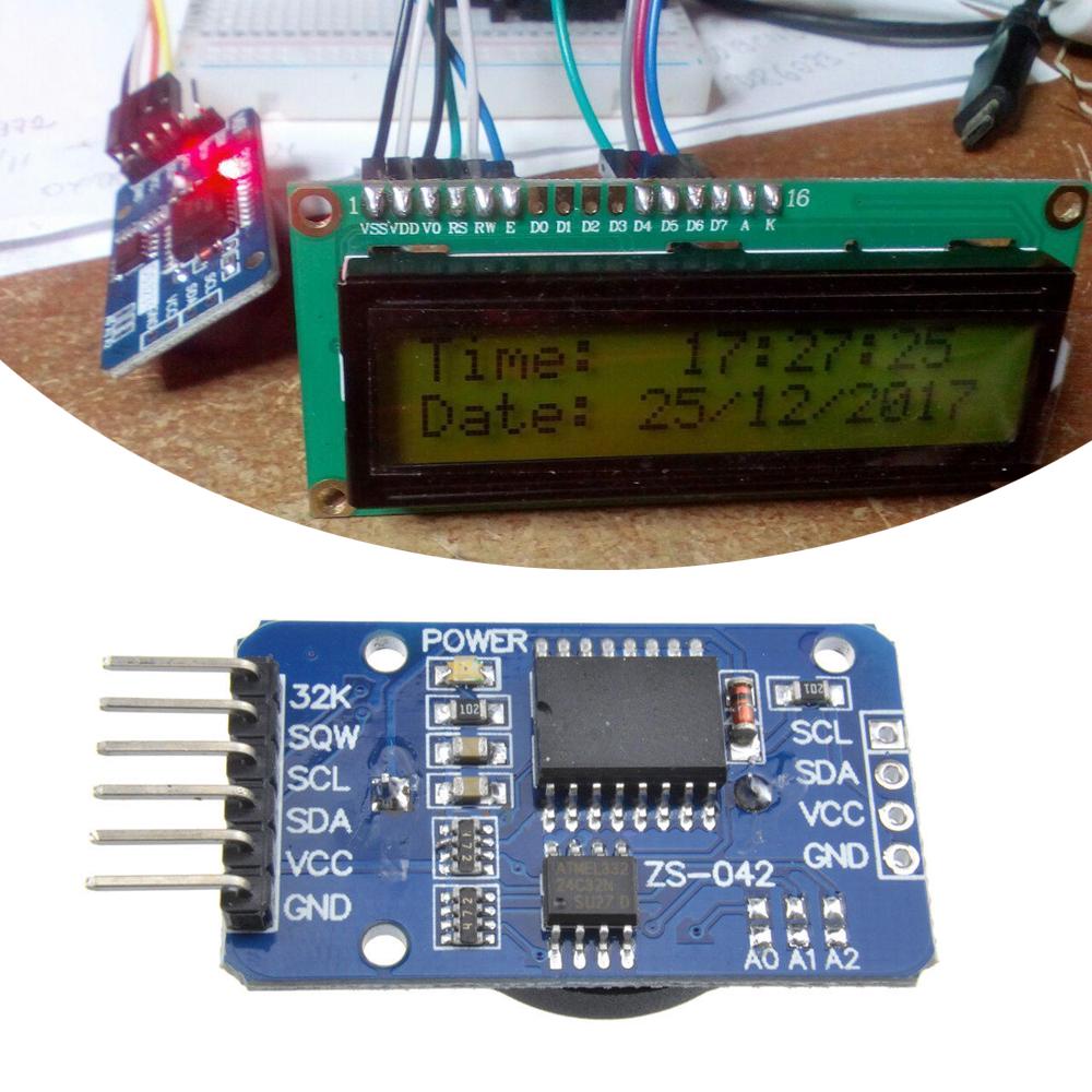 Arduino DS3231 ZS042 AT24C32 IIC Module Precision RTC Real time Clock Memory CN