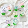 Japanese Small Fresh Wind Mobile Phone Airbag Bracket Tulip Flower Retractable Back Sticker Portable Niche Carry