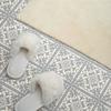 Set of Vinyl Tiles with Floral Pattern Print On Tiles 6X60X30 Cm