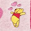 Marushin Face Disney Winnie the Pooh Lots of Organic Antibacterial and Deodorizing Untwisted 2006062300 Towel, Hearts, Cotton, Treatment, Yarn,