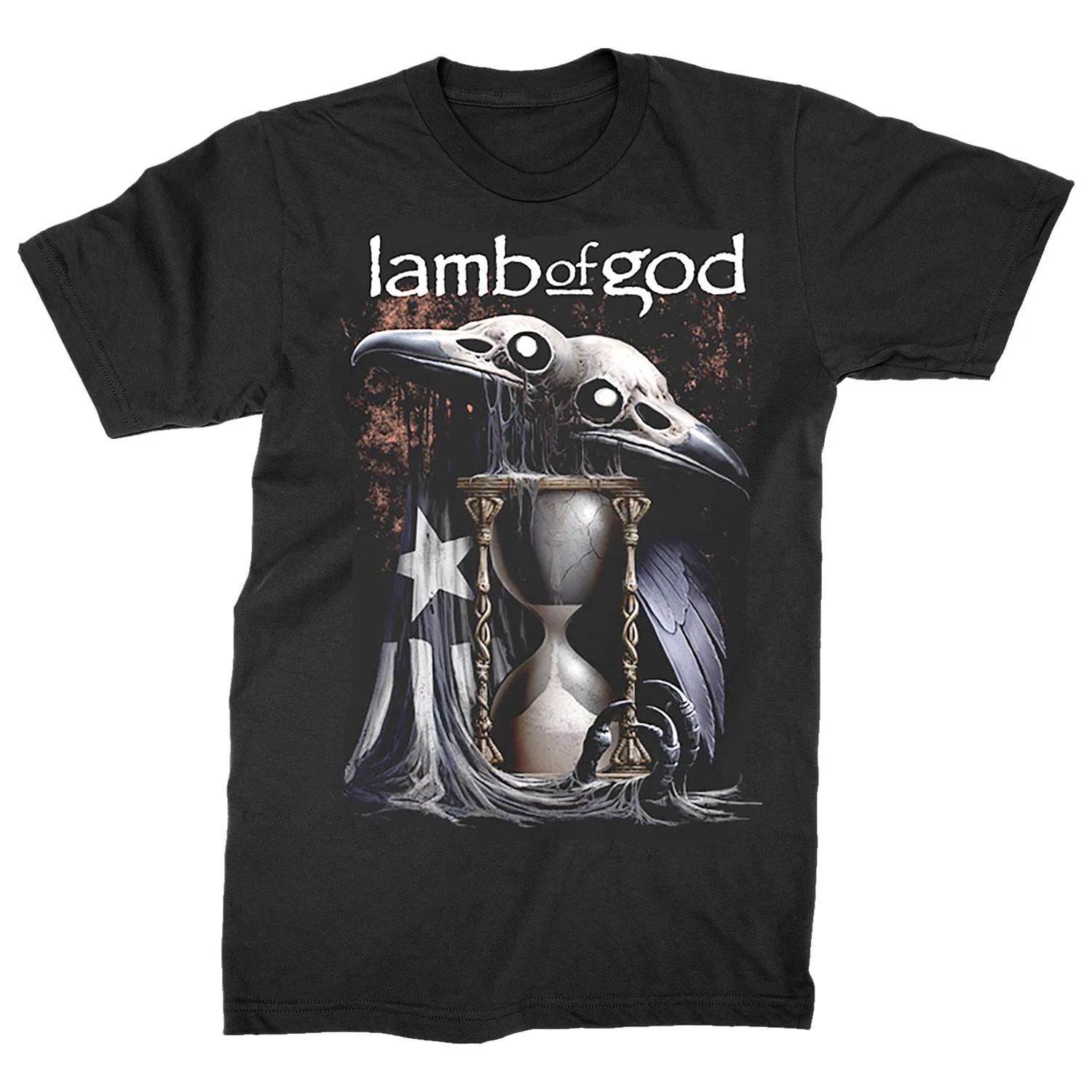 Men s Lamb Of God Two Heads T-shirt XXX-Large Black XXL