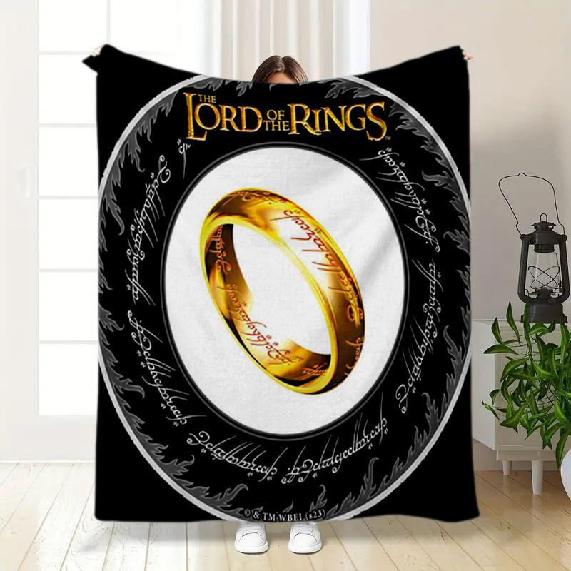 1PC The Lord of the Rings blanket, all-season lightweight home office outdoor nap multifunctional blanket, Christmas gifts