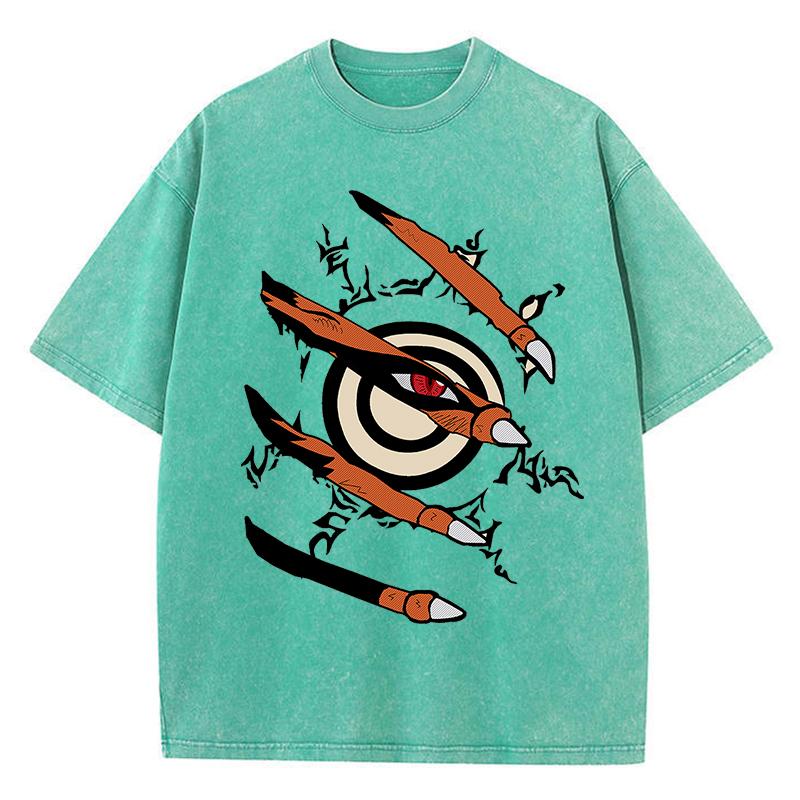 Naruto Girl T Shirt Summer American Retro Cotton Soft T Shirts Breathable Vigor T-Shirt O-Neck Tops