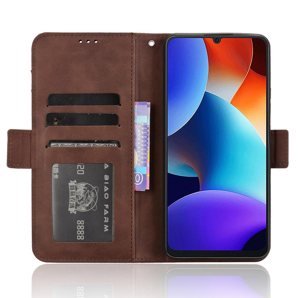 For Blackview Color 8/Oscal Modern 8 Case Leather Phone Cover Multiple Card Slots Folio Purse