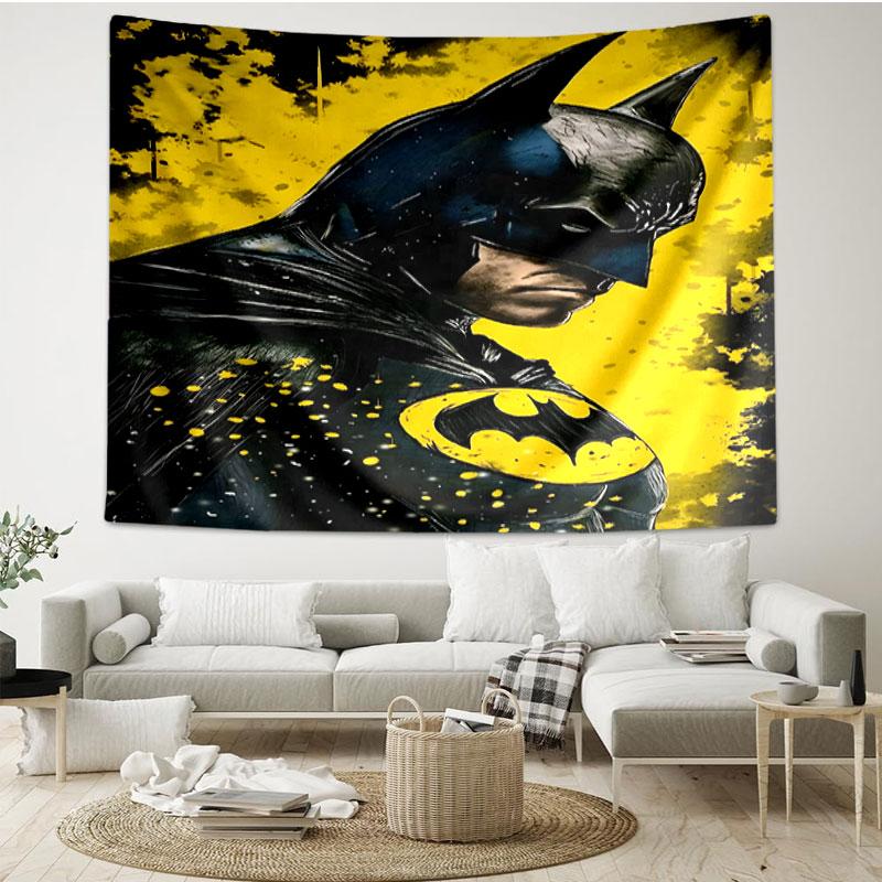 Superheroes Print Tapestry - Portable Wall Decor Cloth, for Home, Dorm, Travel, Bedroom, Living Room - Ideal Birthday Housewarming Gift