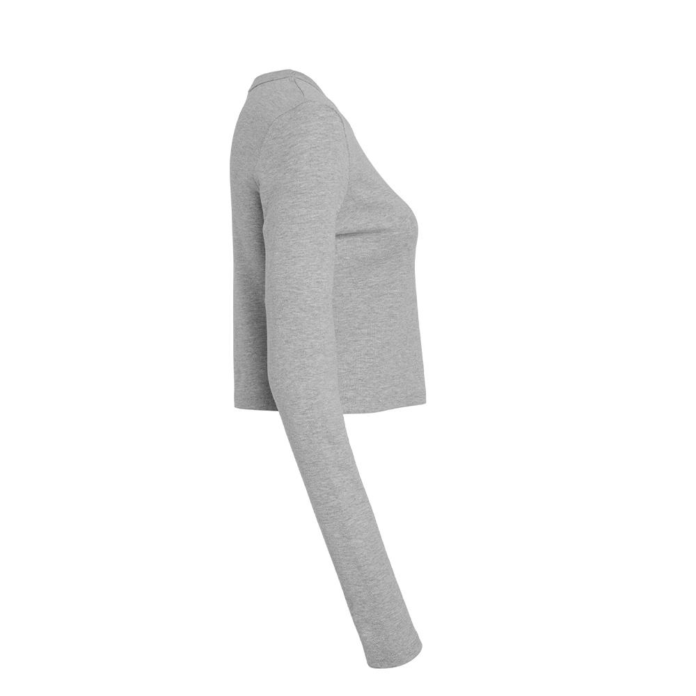 Bella + Canvas Womens/Ladies Long-Sleeved Crop Top