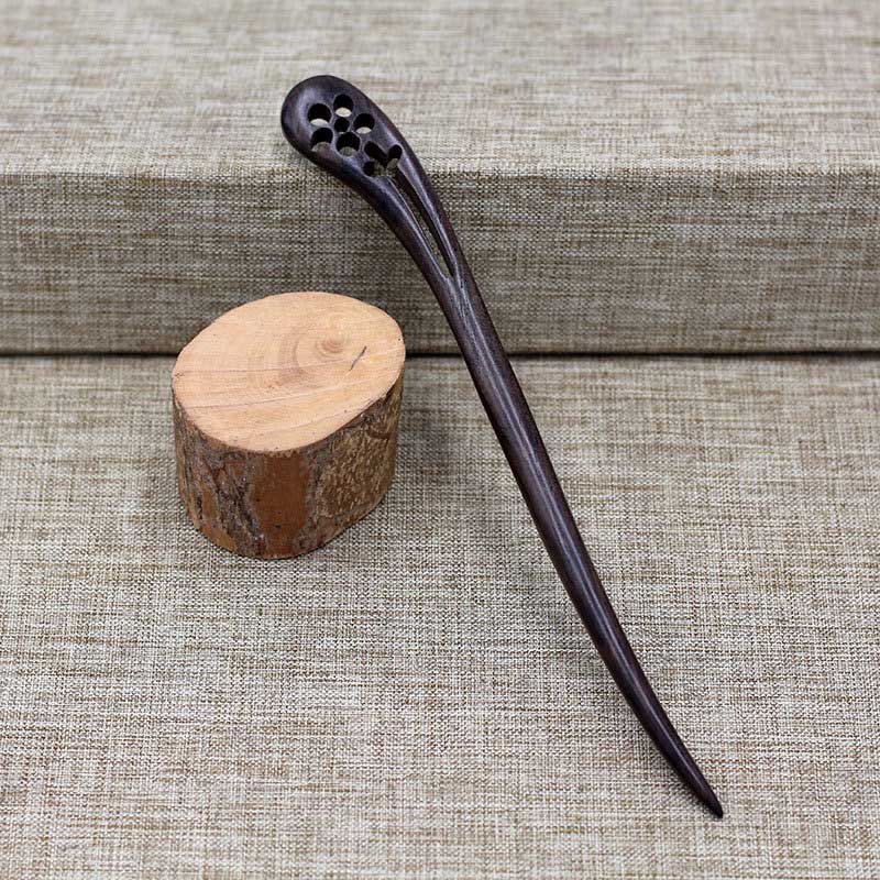 Chinese Hair Sticks Wooden Hairpins For Women Traditonal Carved Vintage Hanfu Hair Fork Ancient Chop Stick Headwear Jewelry