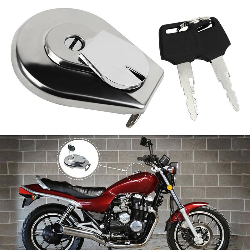 Fuel Gas Cap Tank Cap Cover Lock with Key for Honda VF700 VF750 VT500 VT700 VT750 GL1500 VF1100 CB750 CB250
