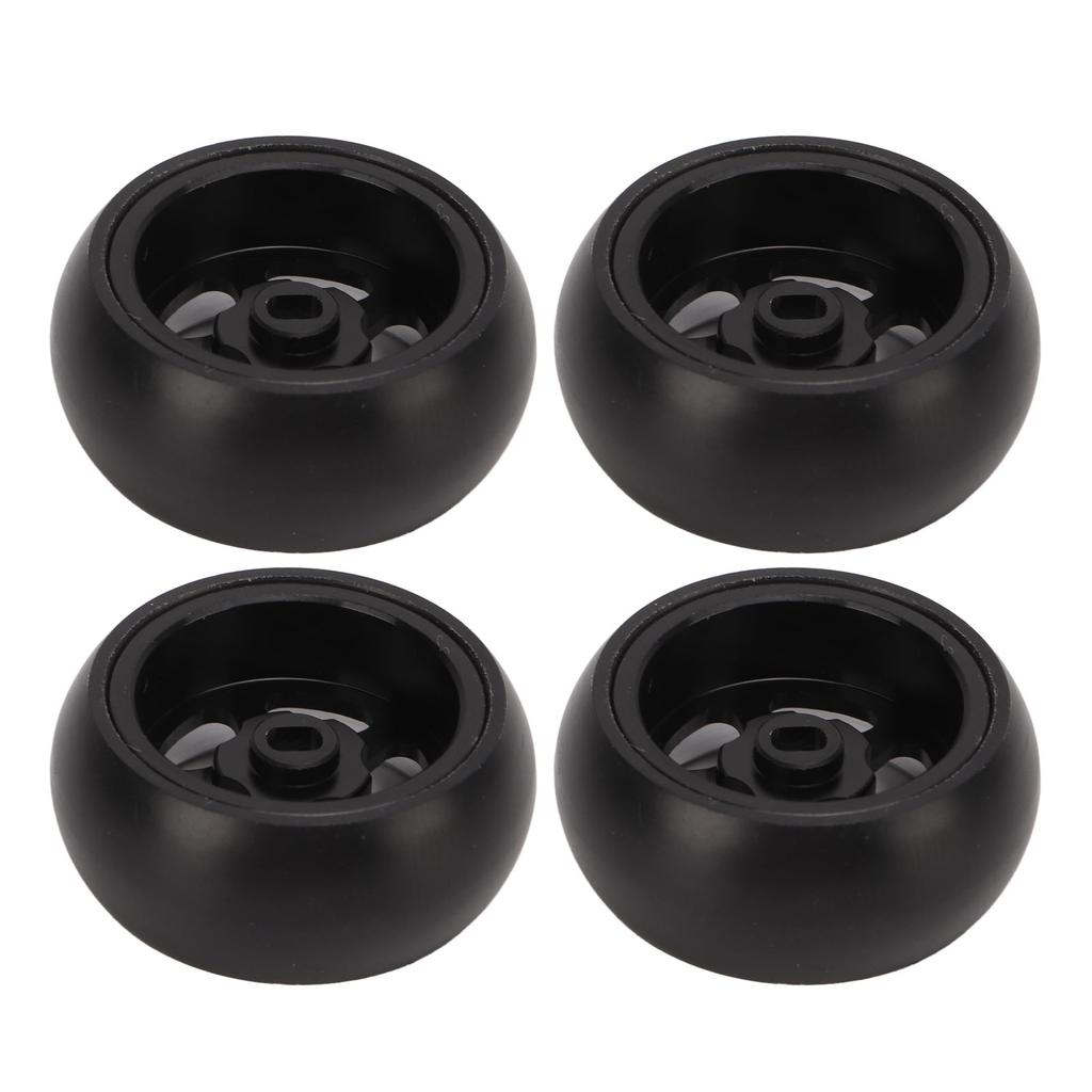 4pcs RC Tire 5 Pointed Star Aluminum Alloy Strong Cushioning Glossy RC Drift Tire for 1 28 for K969 for K989 for P929