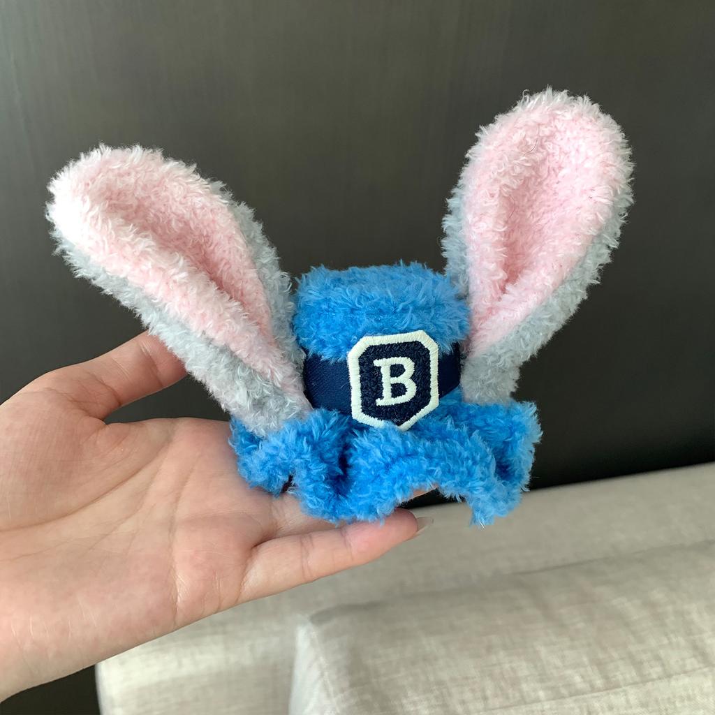 Cute Judy Rabbit Police Officer Plush Hat Hairpin For Kids And Adults, Hairpin And Hairband Decor For Kidsations