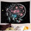Colorful Dream Catcher Large Tapestry Dreamcatcher Feather Pink Galaxy Tapestry Wall Hanging Decor for Teen Bedroom Aesthetic