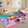 Cartoon Sofia die Erste Prinzessinnen-Muster Teppich - Raumdeko, Maschinenwaschbar und Weich, Perfekt für Schlafzimmer Spielmatte, Wohnzimmer