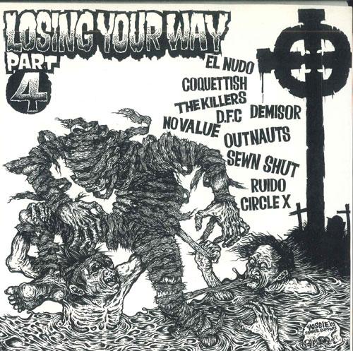 

7inch Record VARIOUS - Losing Your Way Part 4 DIP006 SKINNYDIP 2003 Japan Rock Used
