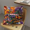 Sandbox Game R-RobloxS Cushion Cover Car Throw Pillow Case For Sofa Car Christmas Gift 40x40cm 45x45cm