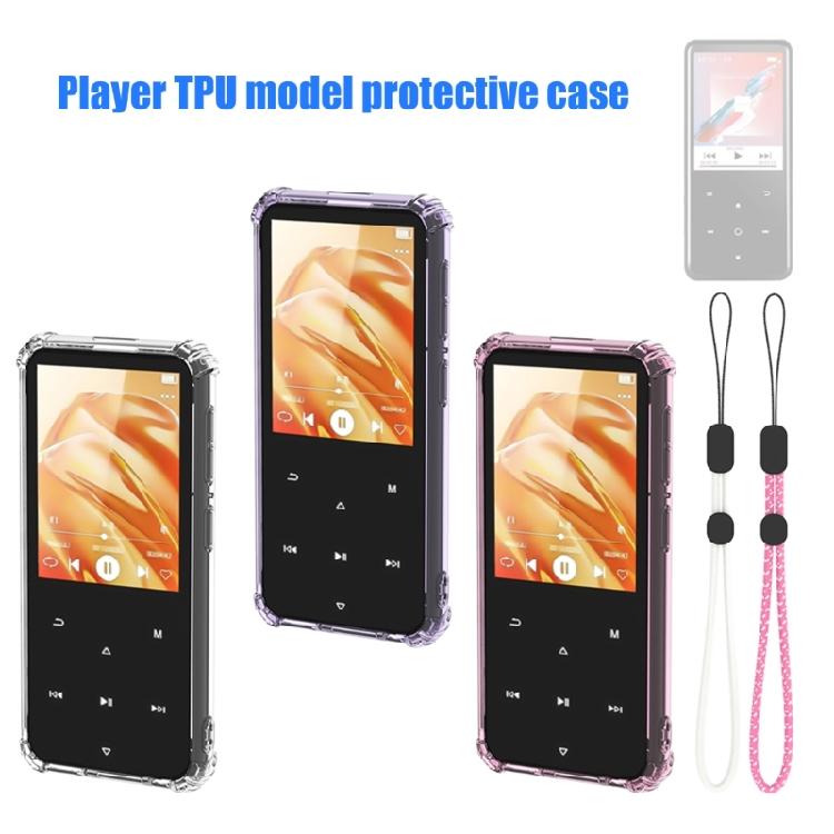 Wrist Strap MP3 Player Case Compatible for M 3 MP3 Player, TPU Cover for Commuting and Travel Organization